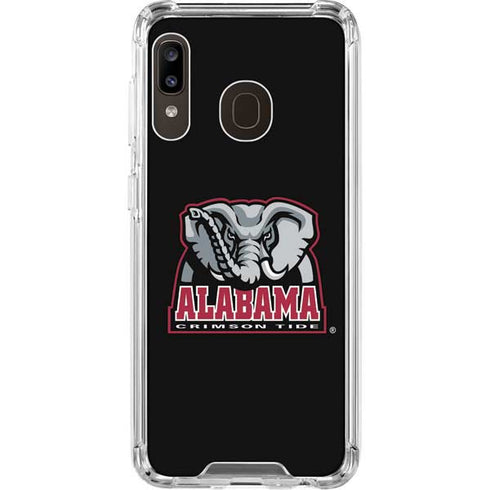 University of Alabama Primary Logo Galaxy A30 Clear Case