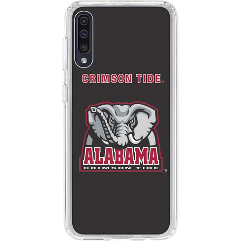 University of Alabama Primary Logo Galaxy A50 Clear Case