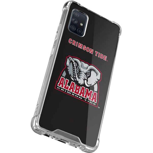 University of Alabama Primary Logo Galaxy A71 5G Clear Case