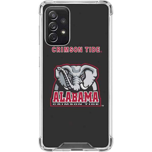 University of Alabama Primary Logo Galaxy A72 5G Clear Case