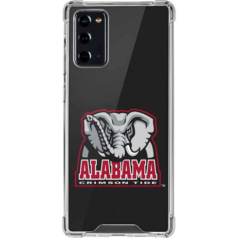 University of Alabama Primary Logo Galaxy Note20 5G Clear Case