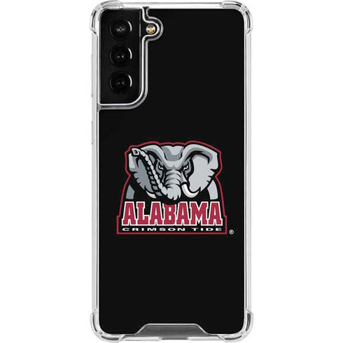 University of Alabama Primary Logo Galaxy S21 FE Clear Case