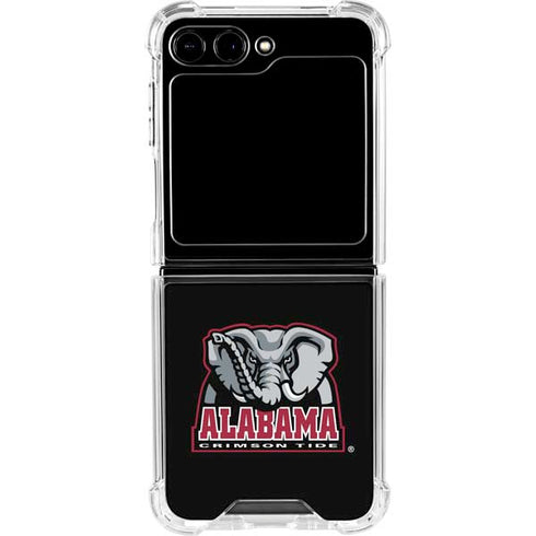 University of Alabama Primary Logo Galaxy Z Flip5 5G Clear Case