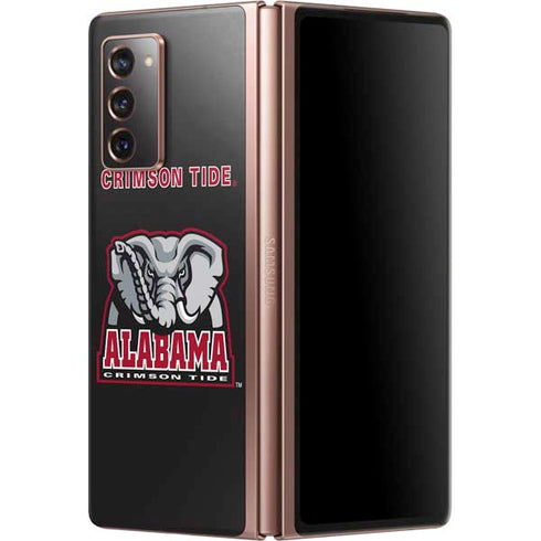 University of Alabama Primary Logo Galaxy Z Fold2 5G Skin