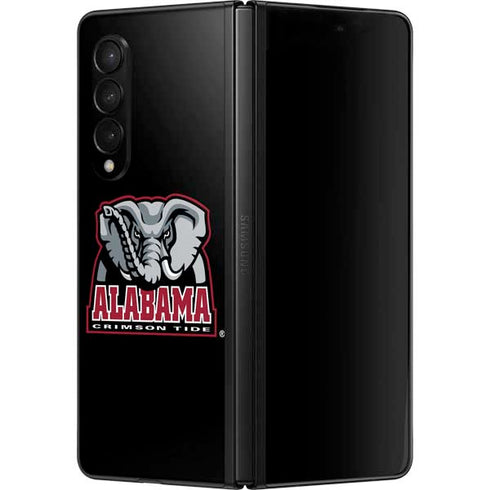 University of Alabama Primary Logo Galaxy Z Fold3 5G Skin