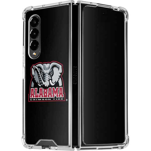 University of Alabama Primary Logo Galaxy Z Fold4 5G Clear Case