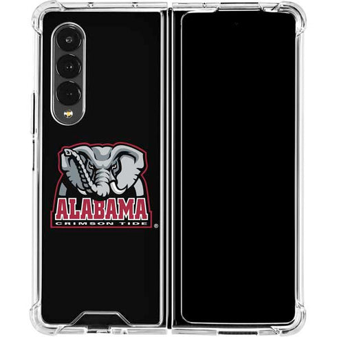 University of Alabama Primary Logo Galaxy Z Fold4 5G Clear Case