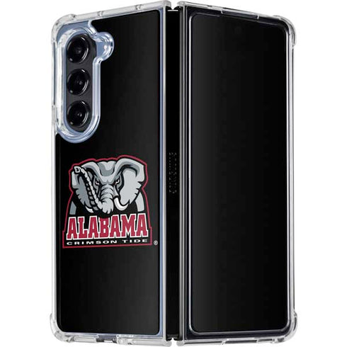 University of Alabama Primary Logo Galaxy Z Fold5 5G Clear Case