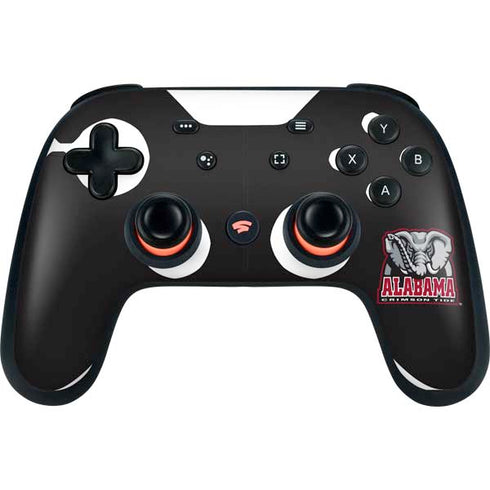 University of Alabama Primary Logo Google Stadia Controller Skin