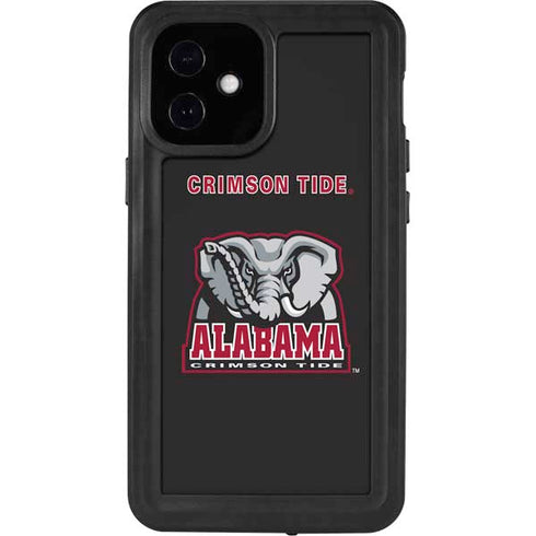 University of Alabama Primary Logo iPhone 12 Mini Waterproof Case
