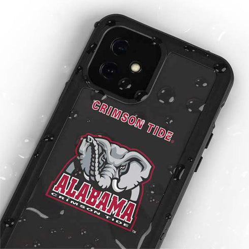 University of Alabama Primary Logo iPhone 12 Mini Waterproof Case