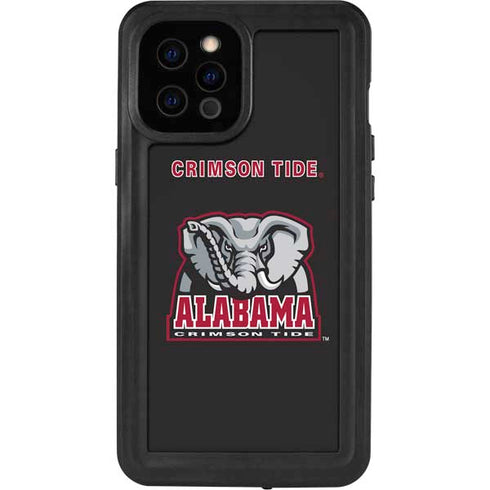 University of Alabama Primary Logo iPhone 12 Pro Max Waterproof Case
