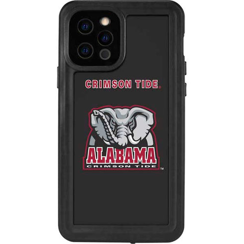 University of Alabama Primary Logo iPhone 12 Pro Waterproof Case