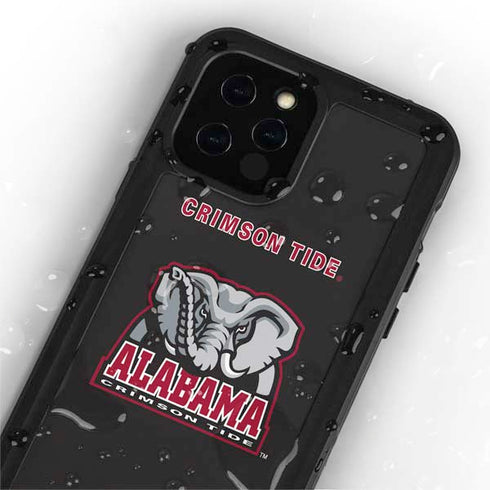 University of Alabama Primary Logo iPhone 12 Pro Waterproof Case