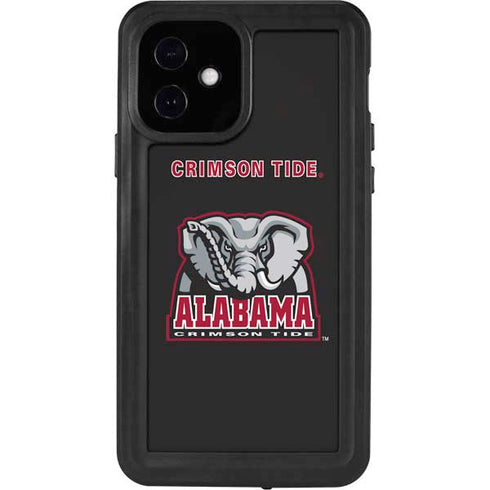 University of Alabama Primary Logo iPhone 12 Waterproof Case