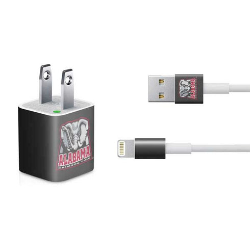 University of Alabama Primary Logo iPhone Charger (5W USB) Skin