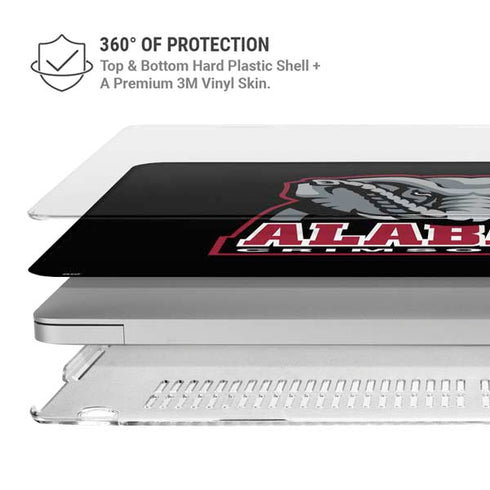 University of Alabama Primary Logo MacBook Air 15in (2023-2025) Case plus Skin
