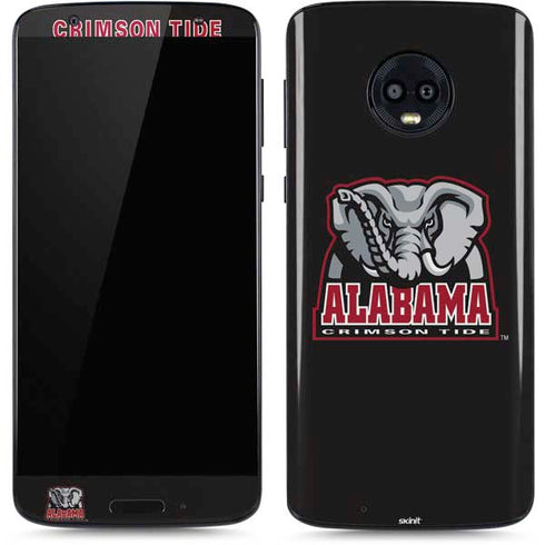 University of Alabama Primary Logo Moto G6 Skin