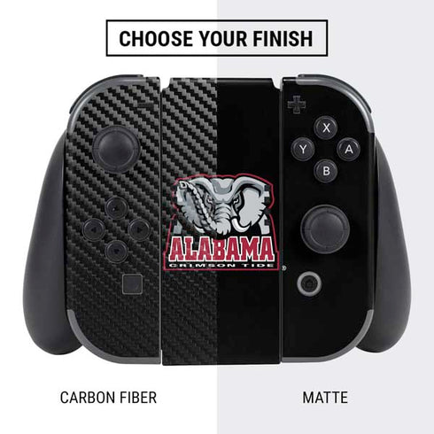 University of Alabama Primary Logo Nintendo Switch Bundle Skin