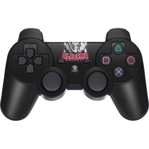 University of Alabama Primary Logo PS3 Dual Shock wireless controller Skin