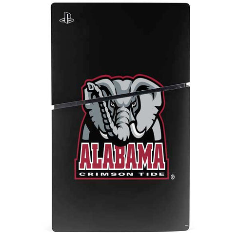 University of Alabama Primary Logo PS5 Slim Disk Bundle Skin