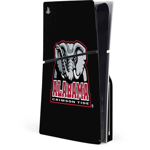University of Alabama Primary Logo PS5 Slim Disk Console Skin