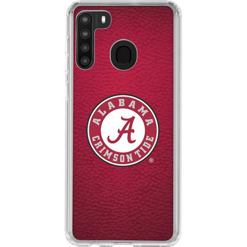 University of Alabama University Seal Galaxy A21 Clear Case