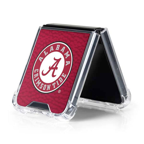 University of Alabama University Seal Galaxy Z Flip5 5G Clear Case