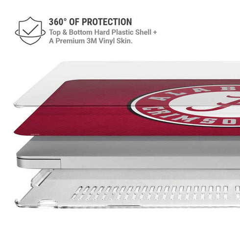 University of Alabama University Seal MacBook Air 15in (2023-2025) Case plus Skin