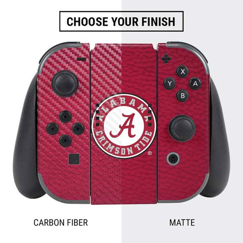 University of Alabama University Seal Nintendo Switch Bundle Skin