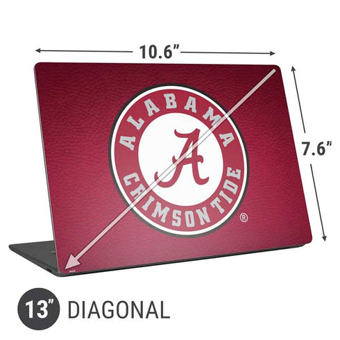 University of Alabama University Seal Universal Laptop 13in (10.6 x 7.6in) Skin