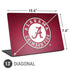 University of Alabama University Seal Universal Laptop 13in (10.6 x 7.6in) Skin