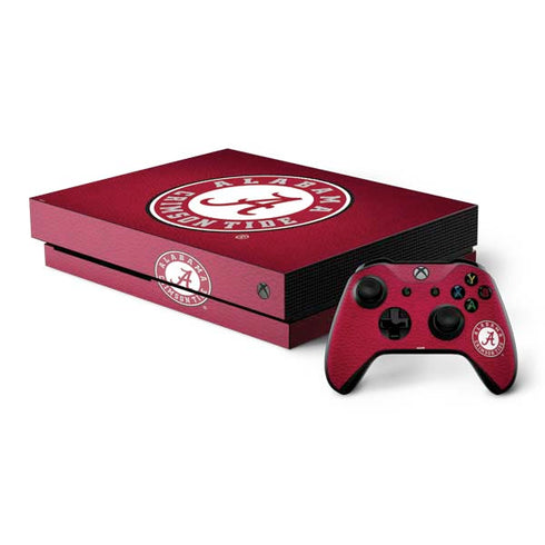 University of Alabama University Seal Xbox One X Bundle Skin