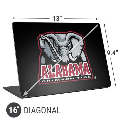 University of Alabama Primary Logo Universal Laptop 16in (13 x 9.4in) Skin