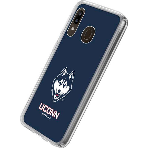 University of Connecticut Huskies Galaxy A20 Clear Case