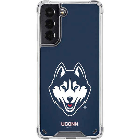University of Connecticut Huskies Galaxy S21 5G Clear Case