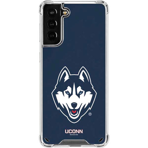 University of Connecticut Huskies Galaxy S21 Plus 5G Clear Case