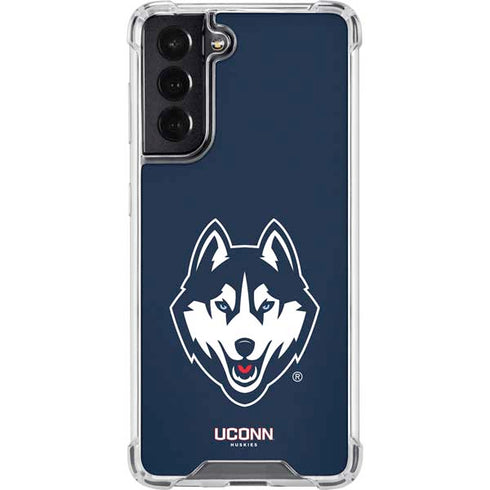 University of Connecticut Huskies Galaxy S22 Clear Case
