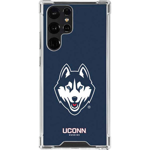 University of Connecticut Huskies Galaxy S23 Ultra Clear Case