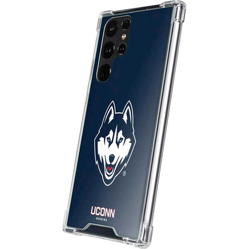 University of Connecticut Huskies Galaxy S23 Ultra Clear Case