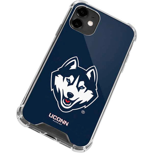 University of Connecticut Huskies iPhone 12 Clear Case