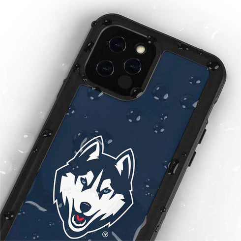 University of Connecticut Huskies iPhone 12 Pro Max Waterproof Case
