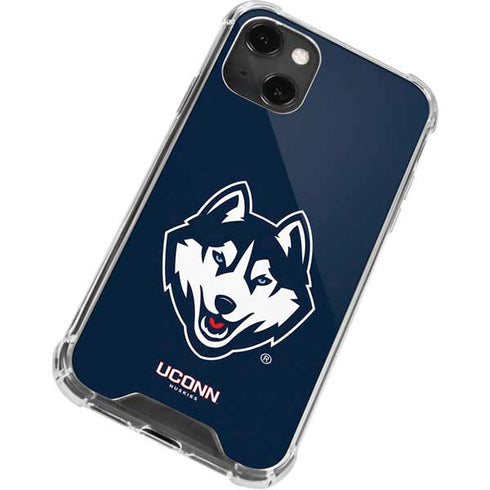 University of Connecticut Huskies iPhone 13 Mini Clear Case