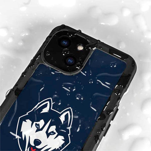 University of Connecticut Huskies iPhone 13 Mini Waterproof Case