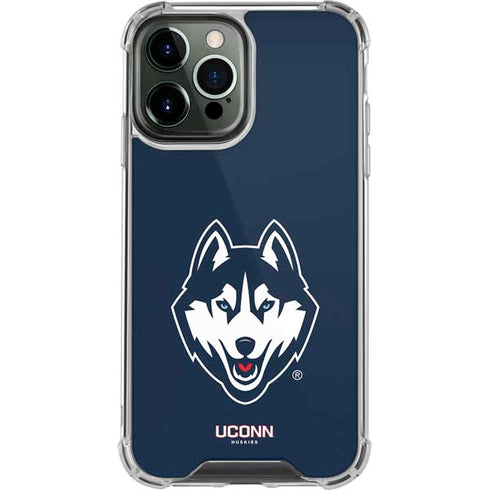 University of Connecticut Huskies iPhone 13 Pro Max Clear Case