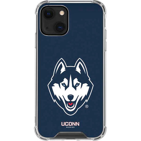 University of Connecticut Huskies iPhone 14 Plus Clear Case