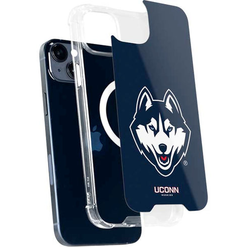 University of Connecticut Huskies iPhone 15 Plus MagSafe Case