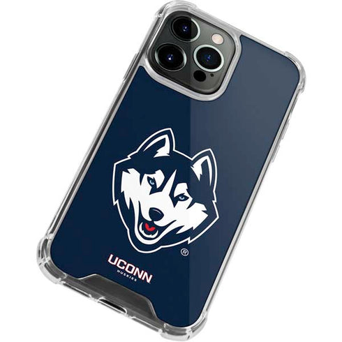 University of Connecticut Huskies iPhone 14 Pro Clear Case