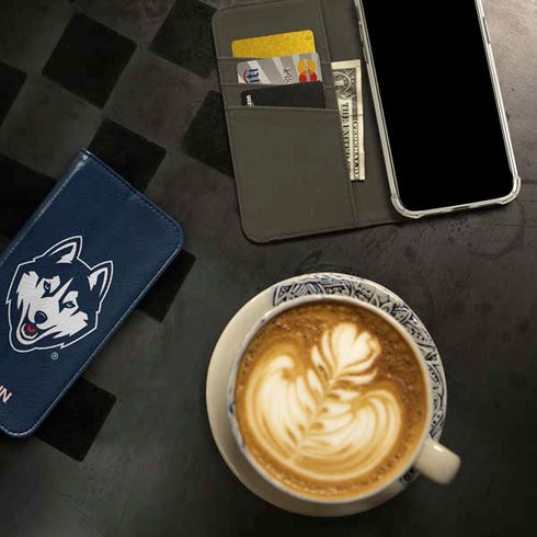 University of Connecticut Huskies iPhone 15 Pro Max Folio Case