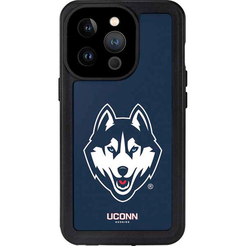University of Connecticut Huskies iPhone 15 Pro Waterproof Case